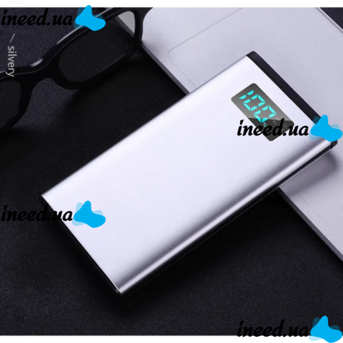 Зовнішній портативний акумулятор Power Bank Joyroom D-M190 10000 mAh 2.1 A Black c LCD дисплеєм, повербанк, портативний зарядний
