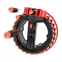 Children's Automatic machine Gun with Suckers Growler H01 with Bullets, Toy Weapon Blaster Machine Gun with Drum 28 charges 8911 on Battery