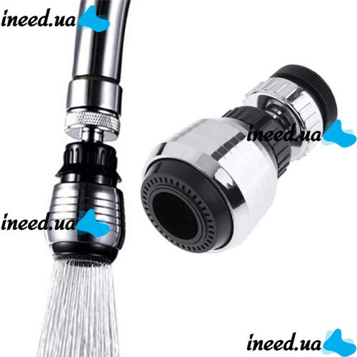 Universal rotary nozzle on the faucet for saving water Water Saver, Aerator on the mixer with a twist for adjusting water, Water Saver