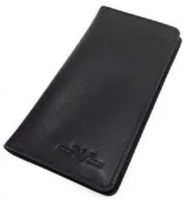 Ультратонкий чоловічий гаманець Giorgio Armani 8710, Клатч Армані A01 Black