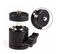 Шарнирная поворотная головка для штатива Accessories Поворотный шаровой адаптер для монопода, Крепление шарнирное для кольцевых ламп и штативов