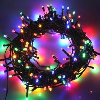 Внутренняя цветная гирлянда 35 м 500 диодов 3856 светодиодная гирлянда Xmas LED 500 M-4 RGB Мультицветная 35м