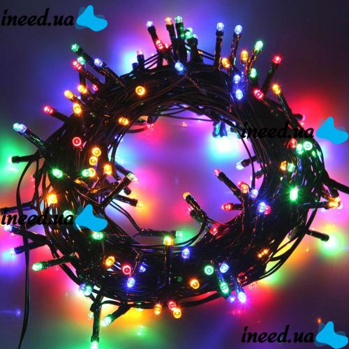 Внутренняя цветная гирлянда 35 м 500 диодов 3856 светодиодная гирлянда Xmas LED 500 M-4 RGB Мультицветная 35м