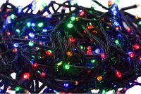 Внутренняя цветная гирлянда 28 м 400 диодов 4953 светодиодная гирлянда Xmas LED 400 M-4 RGB Мультицветная 28м