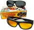 Anti-glare Glasses for Driver HD Vision WrapArounds 2 in 1 Day + Night driving license