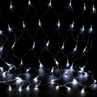 Inner Garland White Mesh 1.8x1.8 m 180 Diodes 0144 LED Garland Xmas 180 LED W-3 1.8mx1.8m