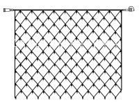 Inner Garland White Mesh 1.8x1.8 m 180 Diodes 0144 LED Garland Xmas 180 LED W-3 1.8mx1.8m