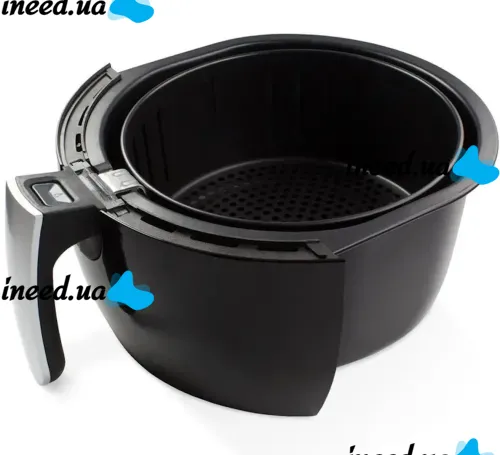 Aerofryer multi-oven Domotec Airfryer Ms-3220 4.5L with the function of an aerogrill for cooking without oil 1300W, Oil-free fryer Black