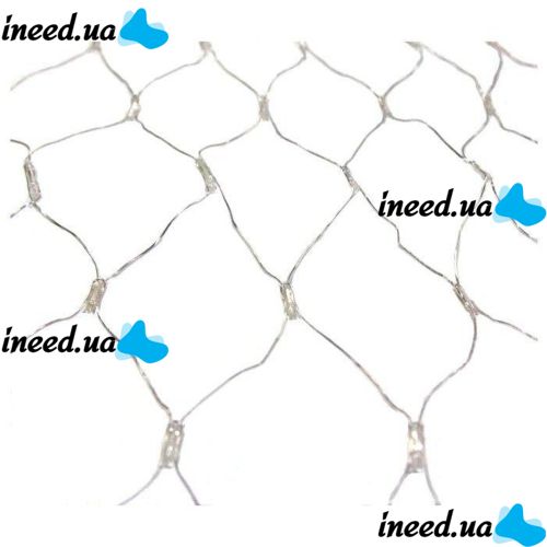 Inner Garland Grid White 1.5x1.5 m 120 Diodes 0151 LED Garland Xmas 120P LED W-3 1.5mx1.5m