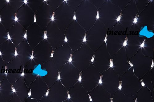 Inner Garland Grid White 1.5x1.5 m 120 Diodes 0151 LED Garland Xmas 120P LED W-3 1.5mx1.5m