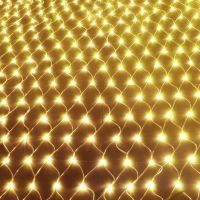 The inner garland is a grid Warm White 1.8x1.8M 180 Diodes 7232 LED Garland Xmas 180 LED 1.8mx1.8m