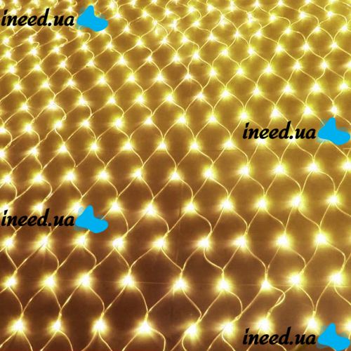 The inner garland is a grid Warm White 1.8x1.8M 180 Diodes 7232 LED Garland Xmas 180 LED 1.8mx1.8m