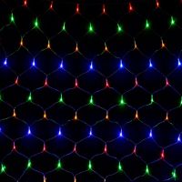 Internal Color Garland Grid 1.5x1.5 m 120 Diodes 8812 LED Garland Xmas 120P LED M-3 1.5mx1.5m