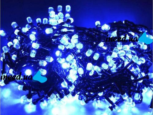Внутренняя гирлянда Нить Синяя 21 м 300 диодов 4857 светодиодная гирлянда Xmas LED 300 B-1 21м