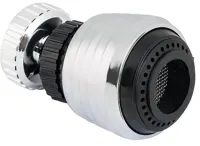 Universal rotary nozzle on the faucet for saving water Water Saver, Aerator on the mixer with a twist for adjusting water, Water Saver