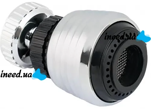 Universal rotary nozzle on the faucet for saving water Water Saver, Aerator on the mixer with a twist for adjusting water, Water Saver
