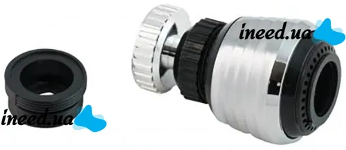Universal rotary nozzle on the faucet for saving water Water Saver, Aerator on the mixer with a twist for adjusting water, Water Saver