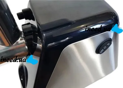 Кухонная электрическая мясорубка Domotec MS-2023 3000W, Бытовая электромясорубка с соковыжималкой и насадкой для колбас и кеббе Домотек 3000Вт Черная