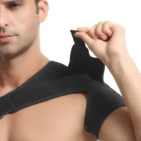 Adjustable shoulder brace Veno Aolikes A-1697 for fixing the shoulder joint, Universal shoulder brace for back support for men and women