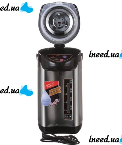 Electric kettle thermos thermopot Domotec MS-6000 6L liters 800W with display and temperature control, Electric thermos kettle with heated boiling water