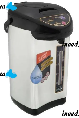 Electric kettle thermos thermopot Domotec MS-6000 6L liters 800W with display and temperature control, Electric thermos kettle with heated boiling water