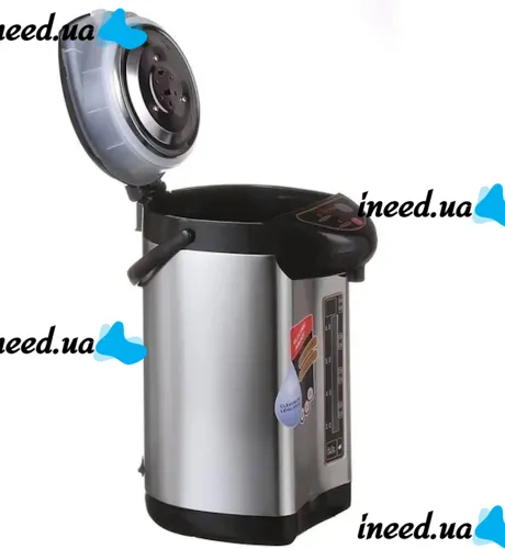 Electric kettle thermos thermopot Domotec MS-6000 6L liters 800W with display and temperature control, Electric thermos kettle with heated boiling water