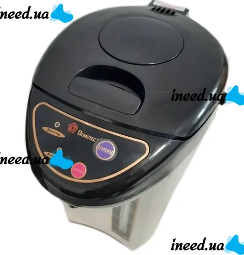 Electric kettle thermos thermopot Domotec MS-6000 6L liters 800W with display and temperature control, Electric thermos kettle with heated boiling water