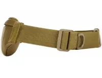 Sports belt bag Protector Plus Y113 with embroidery for sports, A banana over the shoulder with headphone output for running and training