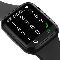 Smart Wrist Smart Watch F21 Black Voice Call, Bluetooth Fitness and Health Functions with Wireless Charging IOS Android Black