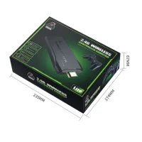 Data Frog Y-3 Lite Green Playstation PS1 Video Game Console with Wireless Joysticks, HDMI to 64GB TV, 4K 10000 Sega Dendy Y3 Games