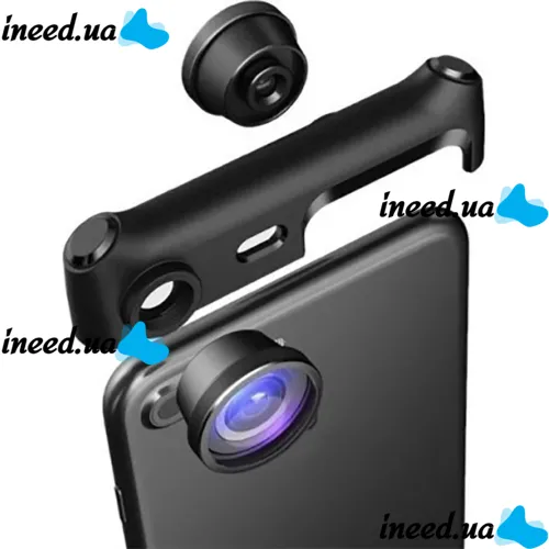 Portable 360 Degree Panoramic Lens for Phone XPRO 360LINZE 3 in 1 for iPhone, 360 Panoramic Video Creation Kit