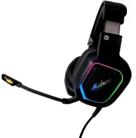 Cyberpunk CP-007 Gaming Wired Headphones with Backlight and Microphone Gaming Full-size Headphones with Headset for PC and Laptop 96491 Black