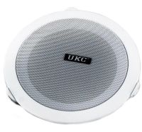 Ceiling Speakers UKC CS-5500BM 6W Waterproof Ceiling Acoustics Stereo Speaker for Ceiling Mounting CS 5500 5.5" for Home White