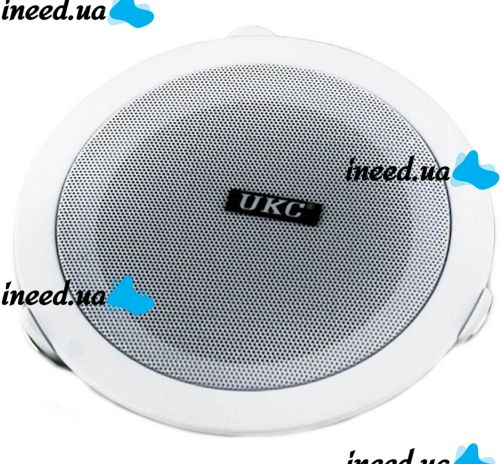 Ceiling Speakers UKC CS-5500BM 6W Waterproof Ceiling Acoustics Stereo Speaker for Ceiling Mounting CS 5500 5.5" for Home White