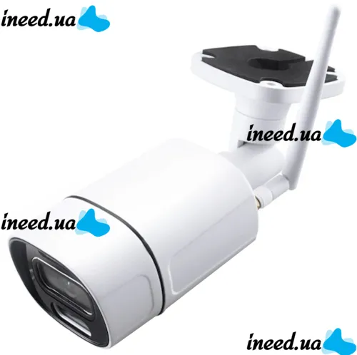 Вулична поворотна IP камера відеоспостереження C16 TUYA 3.0 mp з віддаленим доступом і датчиком руху Камера з бездротовим Wi-Fi і LAN підключенням