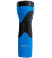 Ручний акумуляторний ліхтарик Wimpex WX-209 1LED до 25 метрів з висувною вилкою, кишеньковий ліхтар KM - 209 2 режими з зарядкою від мережі 220V Синій