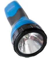 Ручний акумуляторний ліхтарик Wimpex WX-209 1LED до 25 метрів з висувною вилкою, кишеньковий ліхтар KM - 209 2 режими з зарядкою від мережі 220V Синій
