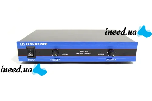 Бездротовий комплект з 2-х мікрофонів Sennheiser EW - 100 радіосистема два радіомікрофона і база