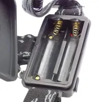 POLICE BL-2188B T6 50000W Headlamp with Zoom LED Waterproof Flashlight with Head Mount Battery Black