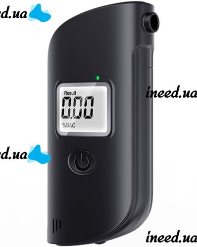Кишеньковий алкотестер Breath Alcohol Tester MR689 з мундштуками і LCD дисплеєм, персональний алкометр дихання аналізатор спирту HA - 170 від батарейок