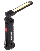 Аккумуляторный складной светильник Worklight W-52 LED COB 360° фонарь с магнитом и крючком 5 режимов, Светодиодный фонарик для кемпинга 5W G52