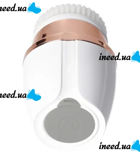 Акумуляторна масажна щітка 3 в 1 Sonic Facial Cleansing Drush With LT - 606 для особи з насадками, Професійна електрична щітка для вмивання