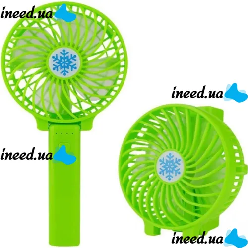 Ручний міні вентилятор Handy Mini Fan WX - 6508 USB акумуляторний настільний вентилятор трансформер зі складною ручкою і знімним акумулятором