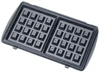 Электрическая сендвичница бутербродница мультипекарь 6 в 1 Domotec MS-7706 1000W со съемными формами гриль, вафельница, орешница 1000 Вт Электрогриль