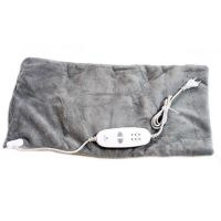 Успокаивающая массажная нагревательная грелка накидка Massaging Weighted Heating Pad для всего тела Тепловая флисовая электрогрелка плед с подогревом