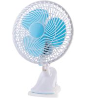Atlafa AT-F2506 Table Mini Clip-on Fan 2 modes of operation, WX707 Air Cooler with clip-on clip 2 speeds mains power White