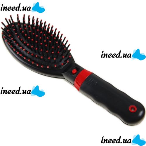 Электрическая массажная расческа Massage Hair Brush RM-709 для выпрямления волос, Расческа-вибромассажер для любого типа волос Черная