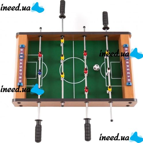 Children's board game Football Football Champions 2218 with 6 players per team with a goal counter, a table set of 12 players for two for children