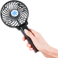Ручний міні вентилятор Handy Mini Fan WX - 6508 USB акумуляторний настільний вентилятор трансформер зі складною ручкою і знімним акумулятором