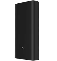 Портативное зарядное устройство Xiaomi MI Power Bank 20800 mAh внешний аккумулятор, зарядка для телефона IOS Android повербанк 2.1А USB Черный